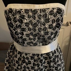 Principles - strapless embroidered dress